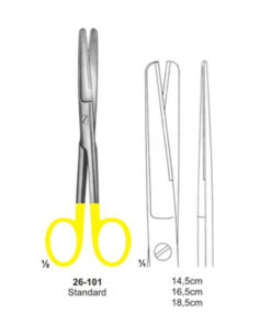 Scissors with Tungsten Carbide Inserts