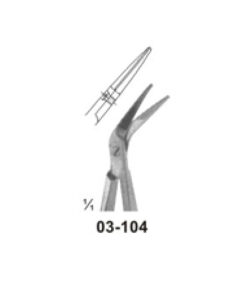 Micro Scissors (Spring Type )with Flat Handles